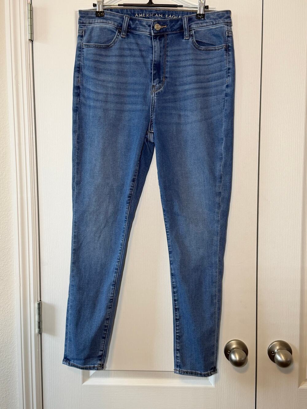 American Eagle Super High-Rise Jegging Jeans Skinny Stretch Women’s 10 Short